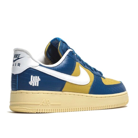 Nike Air Force 1 Low SP Undefeated DM8462-400 Court Blue White Goldtone 8.5/42 main image 4